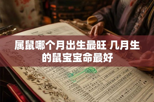 属鼠哪个月出生最旺 几月生的鼠宝宝命最好