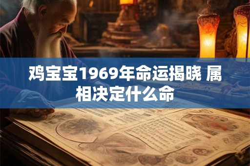 鸡宝宝1969年命运揭晓 属相决定什么命