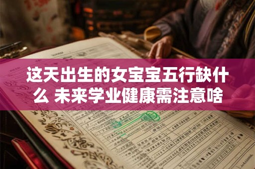 这天出生的女宝宝五行缺什么 未来学业健康需注意啥