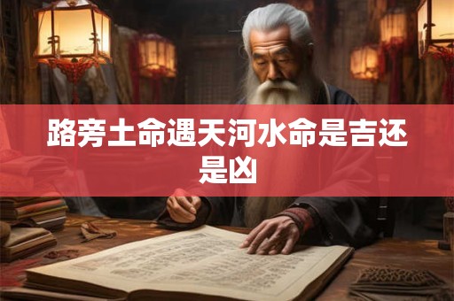 路旁土命遇天河水命是吉还是凶