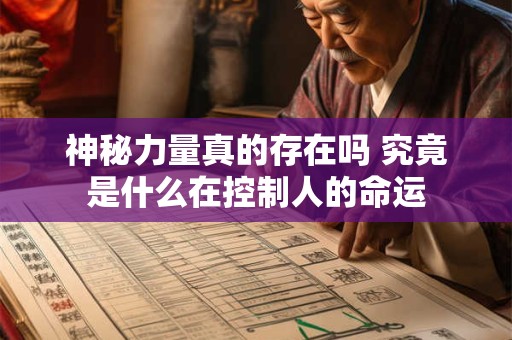 神秘力量真的存在吗 究竟是什么在控制人的命运