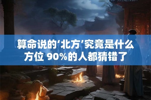 算命说的‘北方’究竟是什么方位 90%的人都猜错了