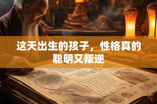 这天出生的孩子，性格真的聪明又叛逆