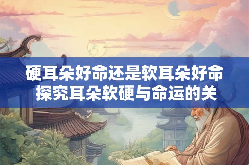硬耳朵好命还是软耳朵好命 探究耳朵软硬与命运的关系
