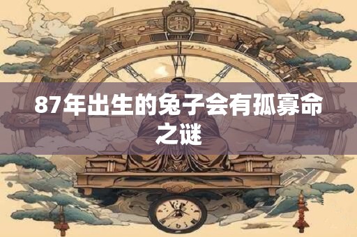 87年出生的兔子会有孤寡命之谜