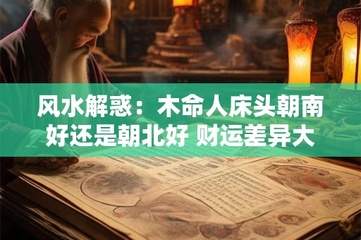风水解惑：木命人床头朝南好还是朝北好 财运差异大吗