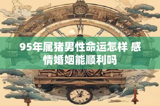 95年属猪男性命运怎样 感情婚姻能顺利吗