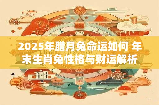 详细阅读:2025年腊月兔命运如何 年末生肖兔性格与财运解析 2025年腊月兔命运如何 年末生肖兔性格与财运解析