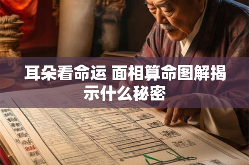耳朵看命运 面相算命图解揭示什么秘密