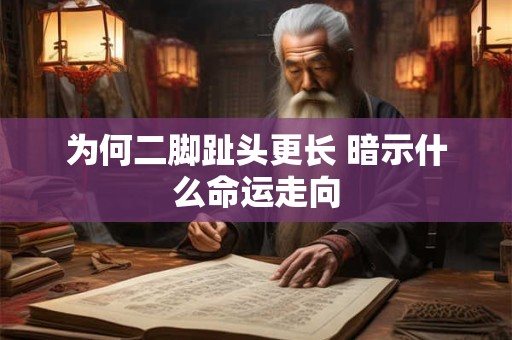 为何二脚趾头更长 暗示什么命运走向