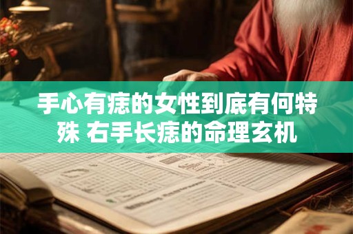 手心有痣的女性到底有何特殊 右手长痣的命理玄机