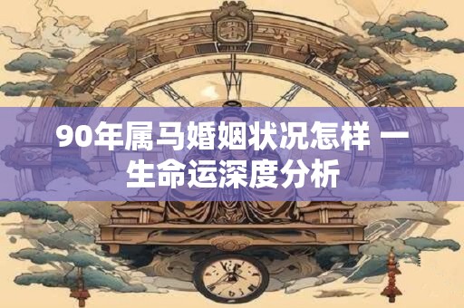 90年属马婚姻状况怎样 一生命运深度分析