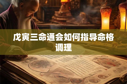 戊寅三命通会如何指导命格调理