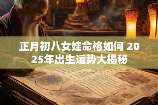 正月初八女娃命格如何 2025年出生运势大揭秘