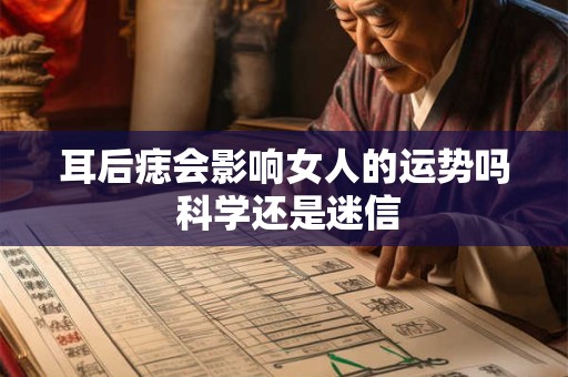 耳后痣会影响女人的运势吗 科学还是迷信