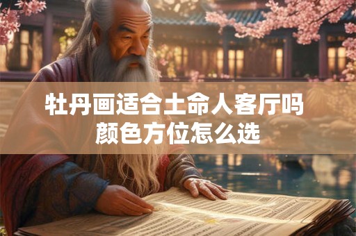 牡丹画适合土命人客厅吗 颜色方位怎么选
