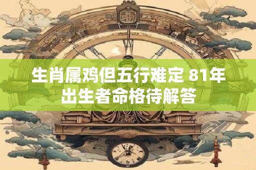 生肖属鸡但五行难定 81年出生者命格待解答