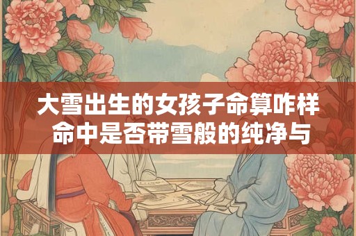大雪出生的女孩子命算咋样 命中是否带雪般的纯净与坚韧