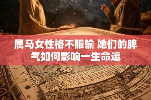 属马女性格不服输 她们的脾气如何影响一生命运