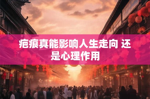 疤痕真能影响人生走向 还是心理作用