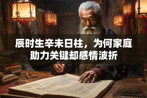 辰时生辛未日柱，为何家庭助力关键却感情波折