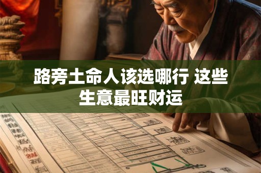 路旁土命人该选哪行 这些生意最旺财运