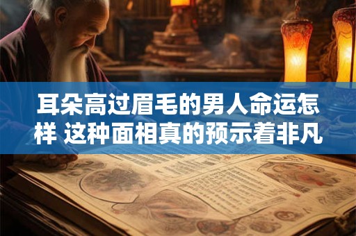 耳朵高过眉毛的男人命运怎样 这种面相真的预示着非凡成就吗