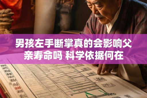 男孩左手断掌真的会影响父亲寿命吗 科学依据何在