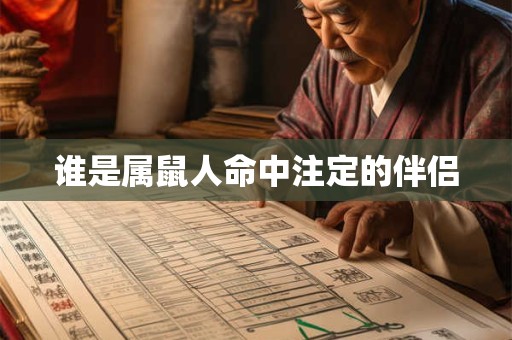 谁是属鼠人命中注定的伴侣