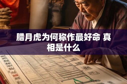 腊月虎为何称作最好命 真相是什么