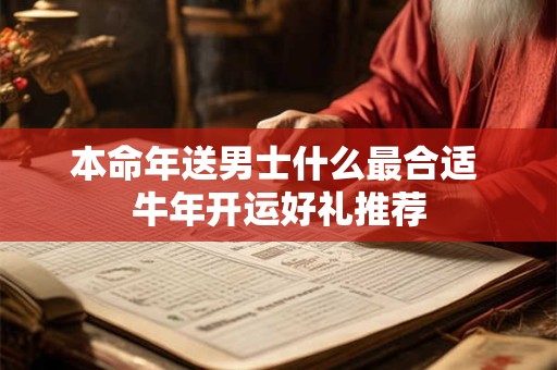 本命年送男士什么最合适 牛年开运好礼推荐
