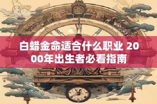 白蜡金命适合什么职业 2000年出生者必看指南