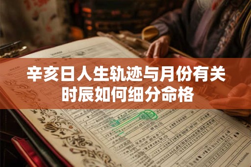 辛亥日人生轨迹与月份有关 时辰如何细分命格