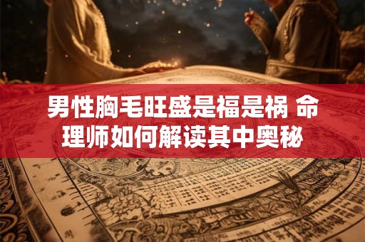 男性胸毛旺盛是福是祸 命理师如何解读其中奥秘