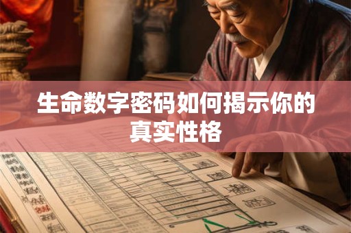 生命数字密码如何揭示你的真实性格