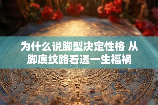 为什么说脚型决定性格 从脚底纹路看透一生福祸