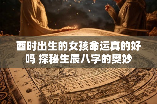 酉时出生的女孩命运真的好吗 探秘生辰八字的奥妙 酉时出生的女孩命运真的好吗 探秘生辰八字的奥妙