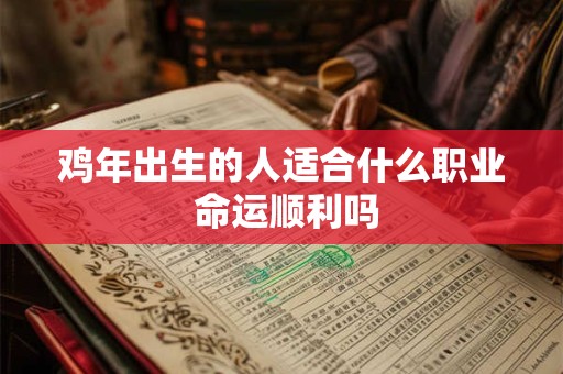 鸡年出生的人适合什么职业 命运顺利吗