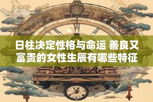 日柱决定性格与命运 善良又富贵的女性生辰有哪些特征