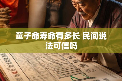 童子命寿命有多长 民间说法可信吗 童子命寿命有多长 民间说法可信吗