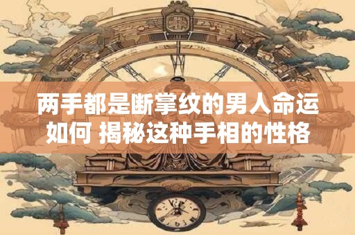 两手都是断掌纹的男人命运如何 揭秘这种手相的性格与运势特征