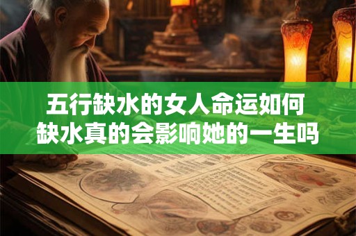 五行缺水的女人命运如何 缺水真的会影响她的一生吗