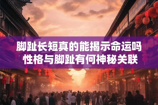 脚趾长短真的能揭示命运吗 性格与脚趾有何神秘关联 脚趾长短真的能揭示命运吗 性格与脚趾有何神秘关联