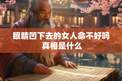 眼睛凹下去的女人命不好吗 真相是什么