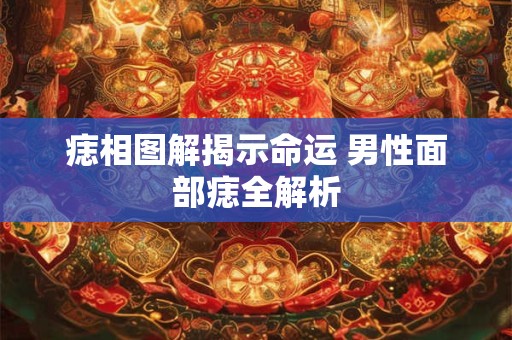 痣相图解揭示命运 男性面部痣全解析
