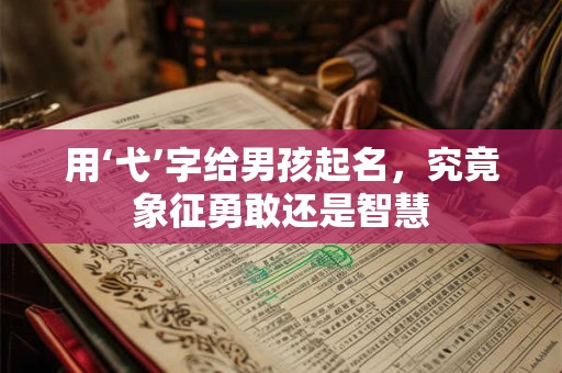 用‘弋’字给男孩起名，究竟象征勇敢还是智慧