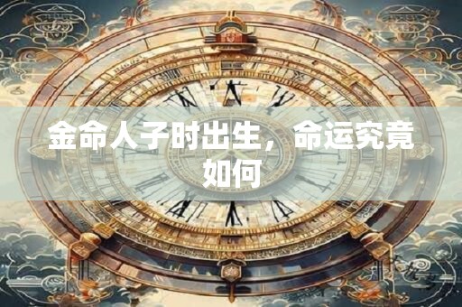 金命人子时出生，命运究竟如何