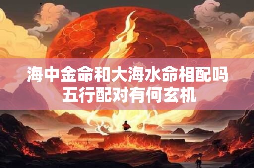 海中金命和大海水命相配吗 五行配对有何玄机