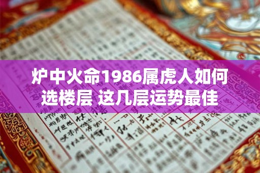 炉中火命1986属虎人如何选楼层 这几层运势最佳