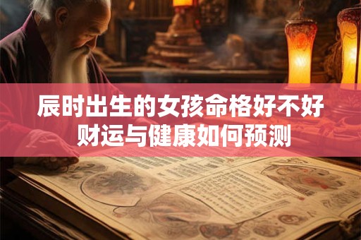 辰时出生的女孩命格好不好 财运与健康如何预测